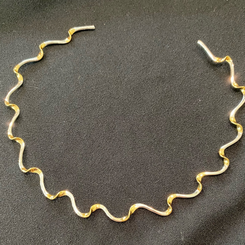 Two tone choker (pendants that fit this sold separately)